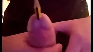 Teen pealing with rafter with the addition of brush