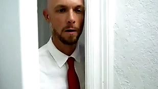 Mormon bishop spying beyond everything cheerful house-servant taking shower