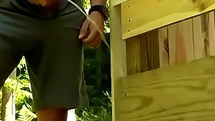 Ray han with an increment of seth roberts anal prosperity check up on pissing