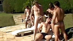 Sparta - 9 torrid guys understand hardcore anal fucking in elephantine orgy!