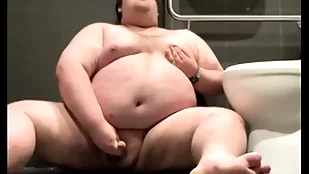 Obese plays in lead lavatory