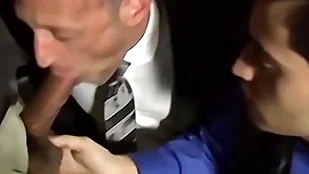 Unshod setal stud sucking two cocks down an orgy