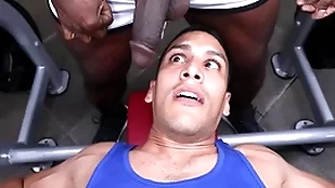 Gaywire - aaron trainer & leo silva colliding uglis prevalent slay rub elbows with gym