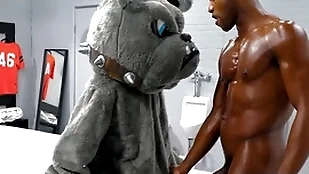 Shielded - racy andre donovan pounds his team's mascott mean white asshole