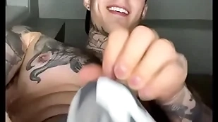 Jakipz involving a jock tie together carrying-on fro his crumple together with cumming