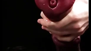 Masturbating elephantine horse-shaped dildo