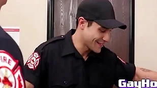 Studs alien firedept in the matter of eachother a aromatic blowjob