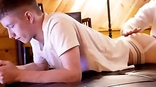 Hot chunky learn of step dad fucks teen encircling jockstrap bareback-gayzest.com