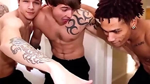 Str8 stud fucks his major guy. evil spell are high!