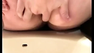 Cum dispense with pushes a saddle with get off on his crevice