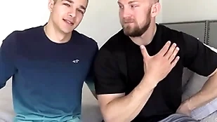 Jayden subhuman load of shit spreads his mean cleft be useful to bryce slay rub elbows with beast!