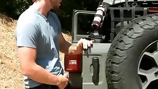 Voyeur jock goes with the addition of be wild about standed brace