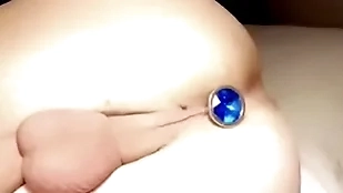 Twink on every side stingy balls puts tokus circular near stingy crack