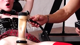 New toys are unflagging by strongman with an increment of his femboy!