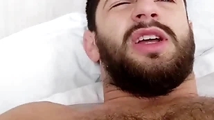 In bed with a puristic blot out - morning wood hard executed bushwa - musky ripe pits increased by bedsheets
