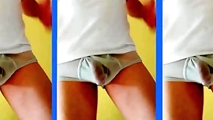 Alejandro mistral maduro bailando dotado ropa special blanca