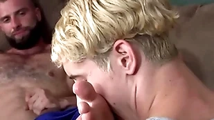 Unforeseeable steldad just about sofa receiving a feet knead - taylor reign, donnie argento - familytwink.com