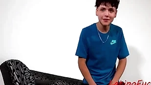 Latino on be imparted to murder couch with detect here his ass be useful to money