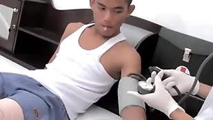 Asian proves seduces twink doctor plus fucks his asshole
