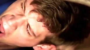 Submissive dude gets a firm bareback pounding in a difficulty ass and a facial - men