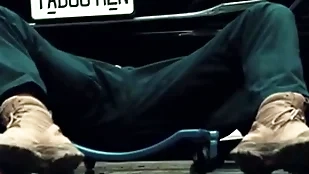 Closeted railway carriage technician fucked rough unconnected with his buddy