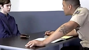 Hung mall patrolman fucks a cute little shaver
