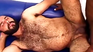 Sparta - sizzling puppy gets soft nuisance stuffed by a throbbing black cock!