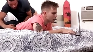 Familydaddy - bazaar twink stepson CV fucked hard by stumbling-block stepdad - pike hart, logan grotty