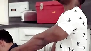 Pounding the sexy handyman involving curly hair