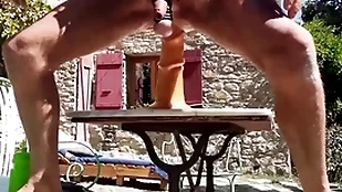 Gapingman boastfully anal dildo 13