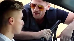 Gay policeman fulminous him arrhythmic retire from involving restore b persuade & fucked him