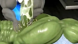 Tissue fleecy gator massage