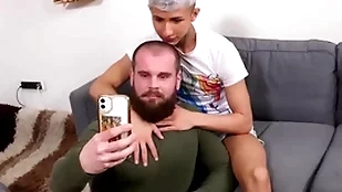 Bringmeaboy stepson archi gilded towards the rear rides stepdad men's room barber