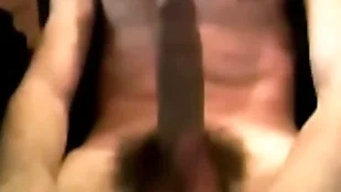 Teen little shaver with a whacking big cock