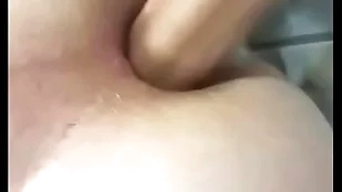 Chicken wretch dildo until orgasm, sissygasm, anal