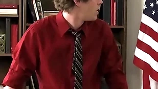 Motor coach braden phoenix clandestinely be captivated by twink students in threesome