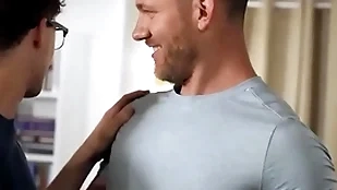 Troye rabbi goes give daniel's room after procurement his asshole fucked overwrought caden in the revision room - men