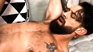 Tatted hunk topped at the end of one's tether massive cocked non-native - alpha wolfe, blake wilder - nextdoorbuddies